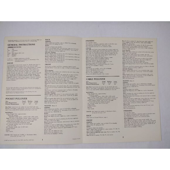 Leisure Arts Crochet Knitting Pattern Books Bundle Dolman Tunics Tops Bulk Knits - Picture 10 of 11